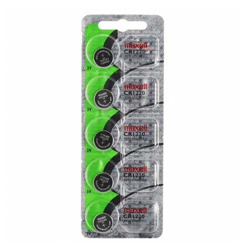 [47466] Pilas Maxell Botón CR1220 Tira x5 (20x5)