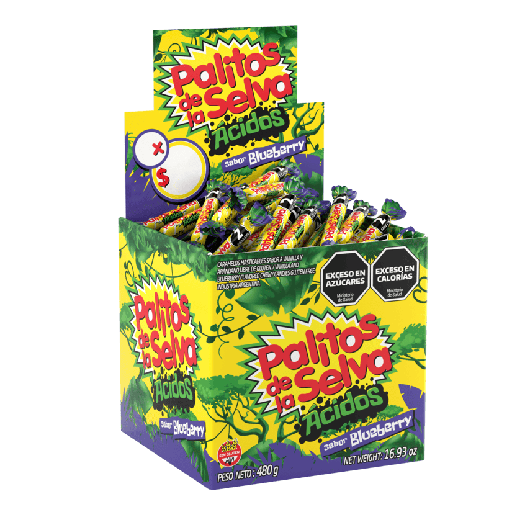 [28826] Palitos de la Selva Blueberry 12x480g
