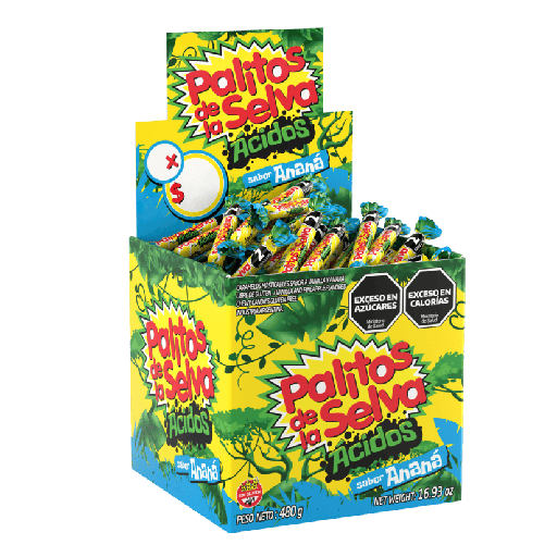 [28825] Palitos de la Selva Ananá 12x480g