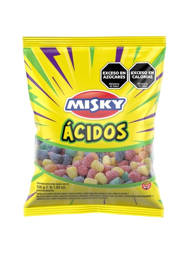 [8069] Goma Misky Ácidas x500g (x6)