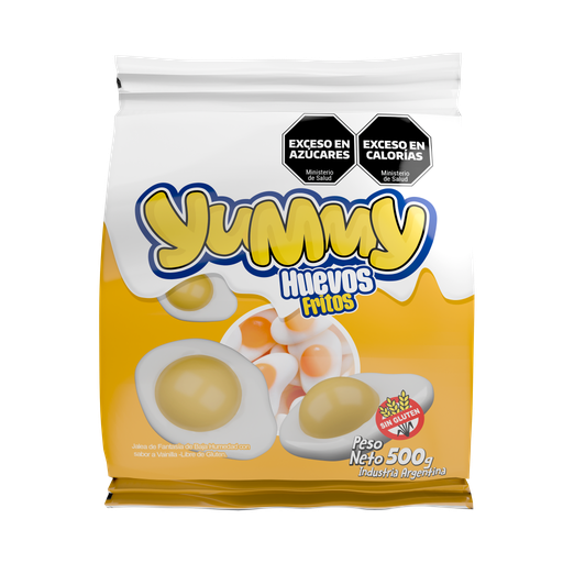 [8199] Goma Yummy Huevo Frito x500g (x6)