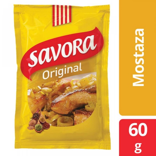 [81207] Mostaza Savora x60g (x30)