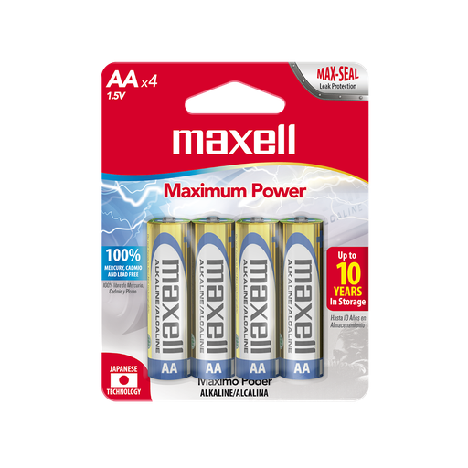 [47401] Pilas Maxell AA Blíster x4 (12x4)
