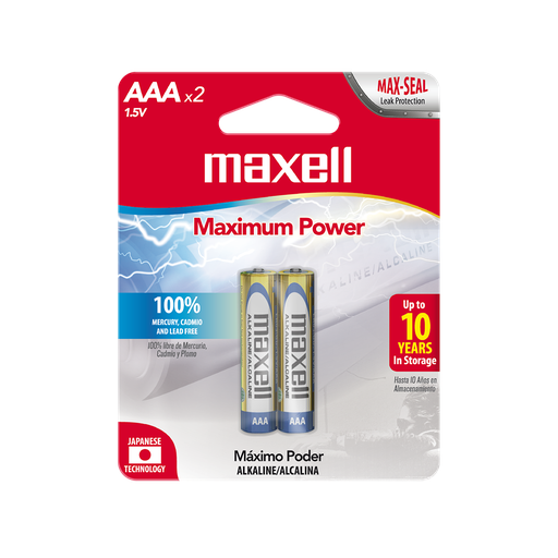[47404] Pilas Maxell AAA Blíster x2 (24x2)