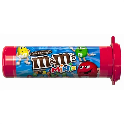 [28860] M&M Tubo Mini Leche 12x24x31g 