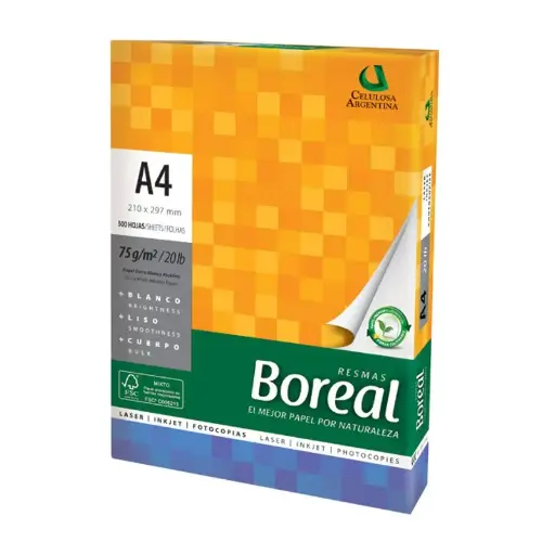 [55100] Resma Boreal A4 x75g (x10)