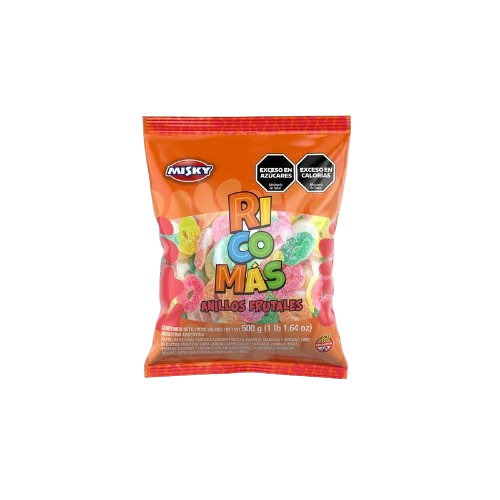 [8067] Goma Misky Anillo Frutal x500g (x6)