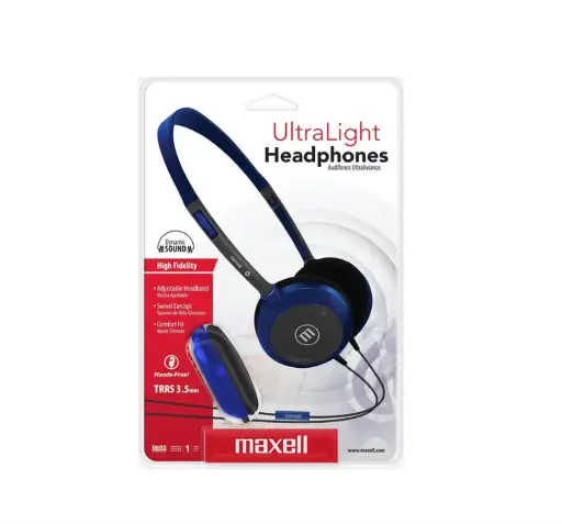 [47380] Auriculares Maxell Vincha HP-200 Azul