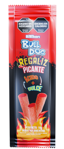 [100000] Tubito Bulldog Picante 12x12x18g