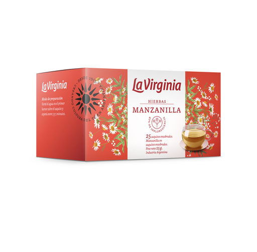 [100025] Té Hierba Manzanilla La Virginia 6x25u.