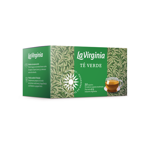 [100026] Té Verde La Virginia x20u (x6)