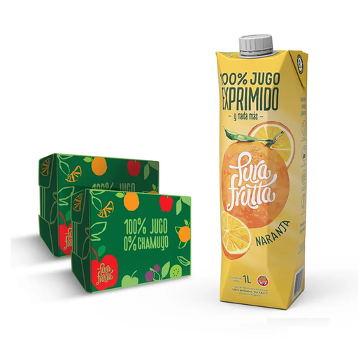 [100038] Jugo 100% Exprimido Pura Frutta Naranja Prisma x1000ml