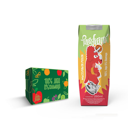 [100047] Jugo 100% Exprimido Pura Frutta Multifruta Kids 250ml