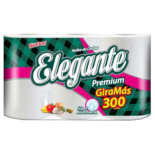 [100052] Rollo Cocina Elegante 3x100 Paños Premium D/H (x5)