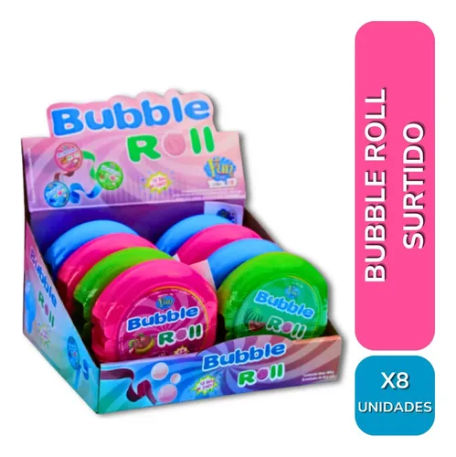 [100059] Chicles Bubble Roll Surtido 12x8u