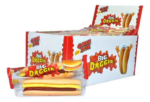 [100071] Gomitas Gummi Zone Doggie XXL 6x36x28g