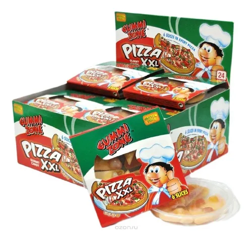 [100072] Gomitas Gummi Zone Pizza XXL 6x24x21g