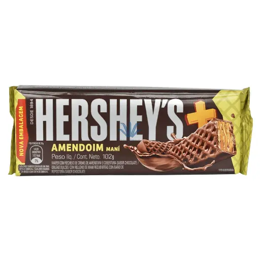 [100077] Oblea Hershey's Mais + Maní x102g (x48)