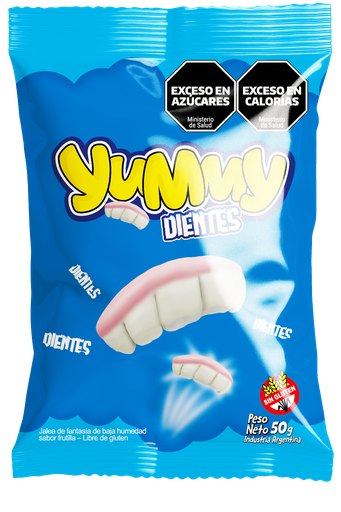[100096] Gomitas Yummy Dientes Display 12x10x50g