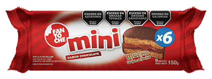 [100108] Mini Alfajor Fantoche Chocolate x150g (x24)