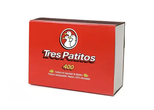 [100150] Fósforos Tres Patitos x400u (12x10)