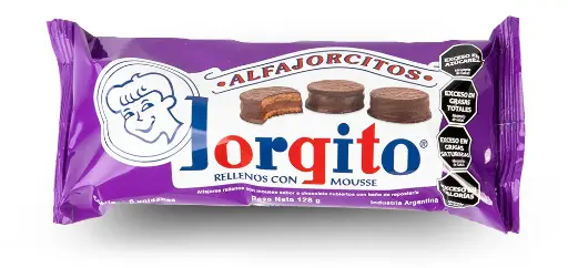 [100167] Mini Alfajores Jorgito De Mousse x6u (x18x6)