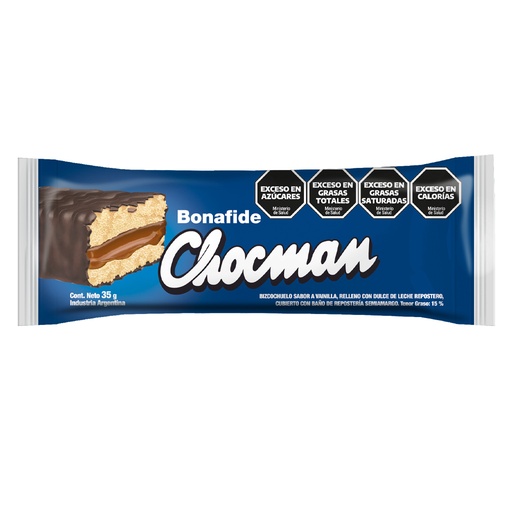 [100170] Chocman Baño Semiamargo x35g (x18)