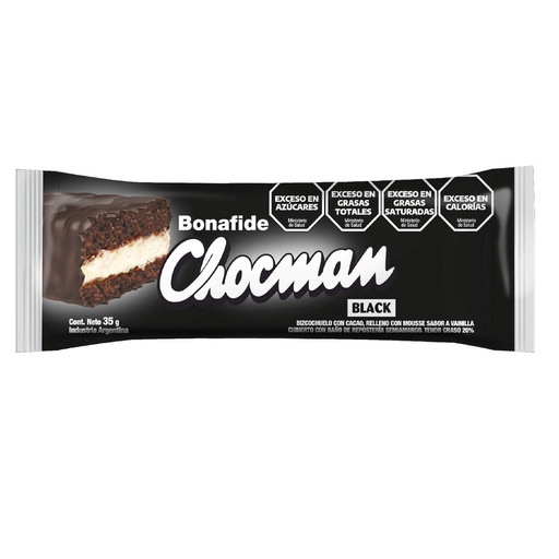 [100171] Chocman Black x35g (x18)