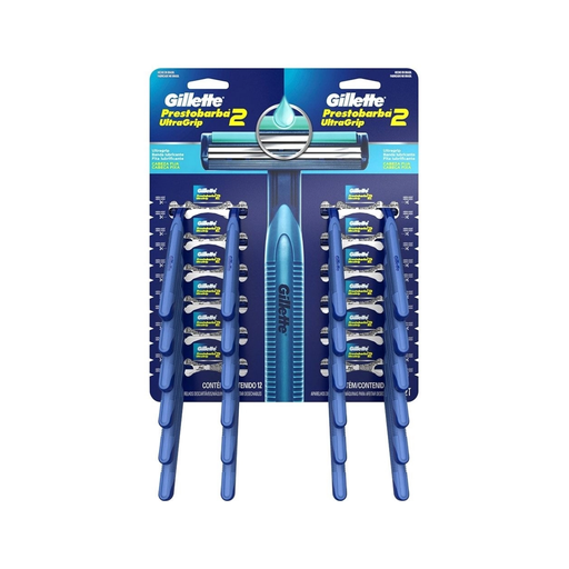 [100187] Gillette Prestobarba Ultra Grip 2 x24u (24x24)
