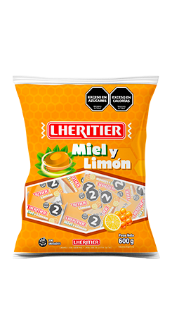 [100212] Caramelo Duro Lheritier Miel-Limón x600g (x12)