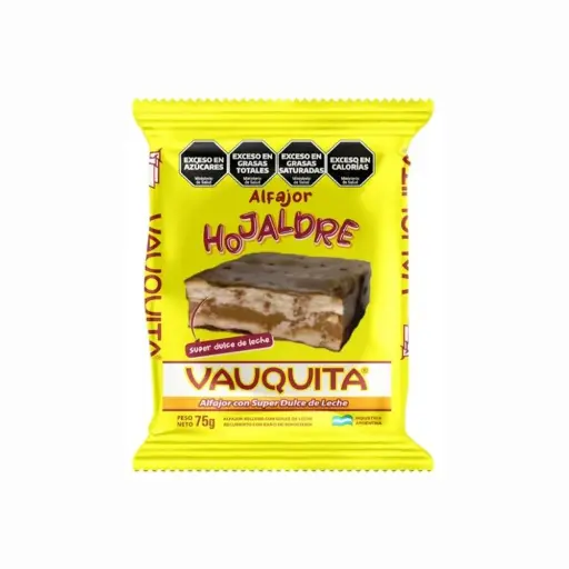 [100258] Alfajor Vauquita Hojaldre x75g (x18)