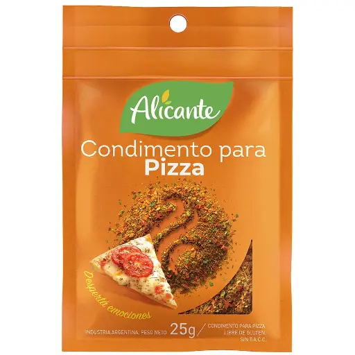 [100326] Condimento Para Pizza Alicante sin Tacc x25g (x12)