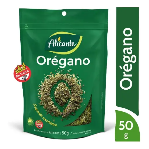 [100328] Orégano Alicante sin Tacc x50g (x25)