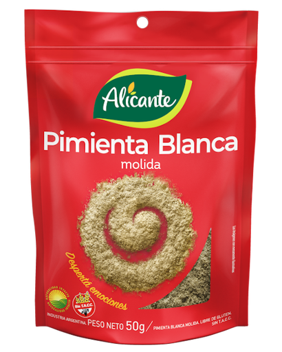 [100329] Pimienta Blanca Molida Alicante sin Tacc x50g (x12)
