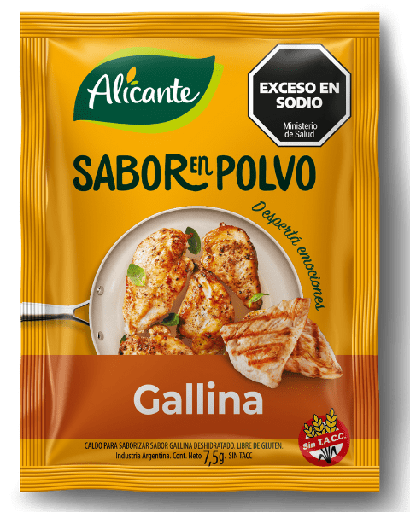 [100342] Sabor en Polvo Alicante Gallina sin Tacc 12x7,5g (x10)