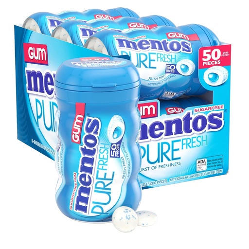 [100352] Mentos Gums Wintergreen x6u (6x6)