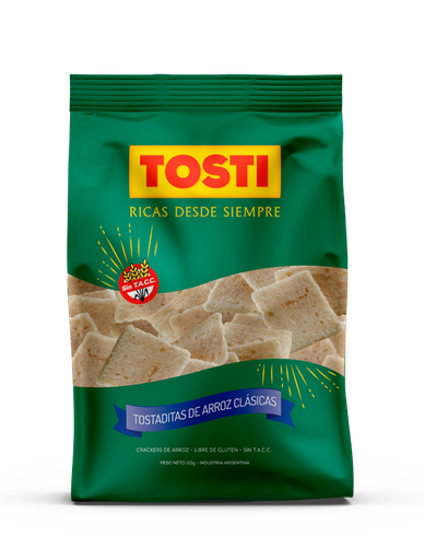 [100361] Crackers de Arroz Clásicas Tosti x110g (x12)