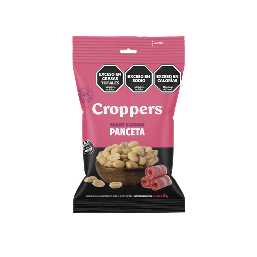 [100376] Maní Saborizado Con Panceta Croppers x85g (x40)