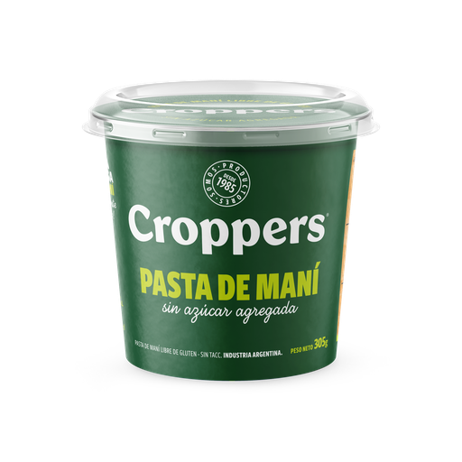 [100378] Pasta De Maní Croppers x305g (x12)