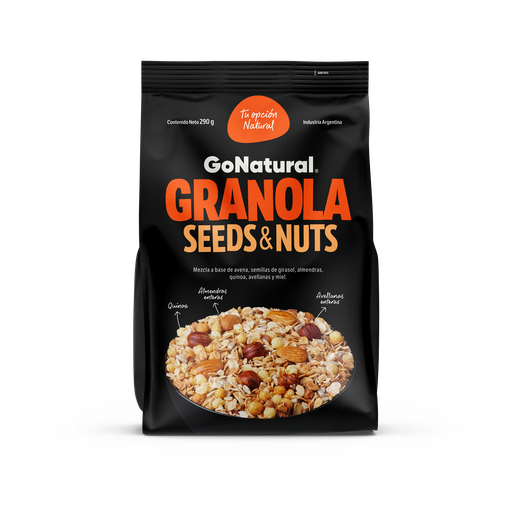 [100386] Granola Seeds & Nuts Go Natural x290g (x24)
