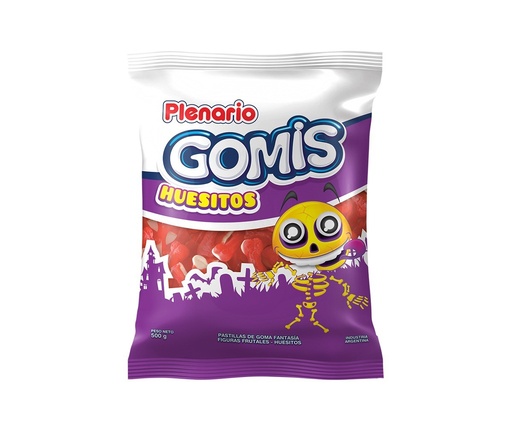 [100419] Goma Plenario Huesitos x500g (x10)
