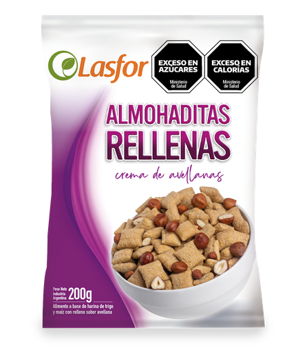 [100425] Almohaditas Lasfor Rellenas de Avellana x200g (x18)