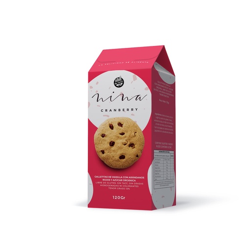 [100437] Galletitas Nina Cranberry x120g (x16)