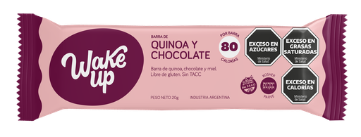 [100443] Barra Wake Up Chocolate Negro x20g (8x18)
