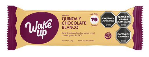 [100444] Barra Wake Up Chocolate Blanco x20g (8x18)
