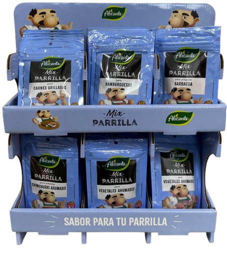 [100476] Mix Parrilla Alicante Exhibidor x720g