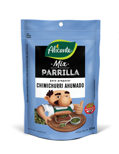 [100530] Mix Parrilla Alicante Chimichurri Ahumado x25g (x12)