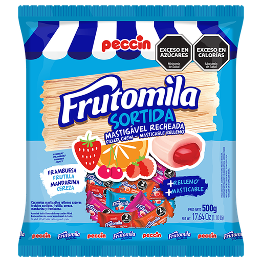 [100542] Caramelo Masticable Frutomila Surtida x500g (x12)