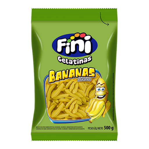 [100551] Goma Fini Bananas x500g (x12)