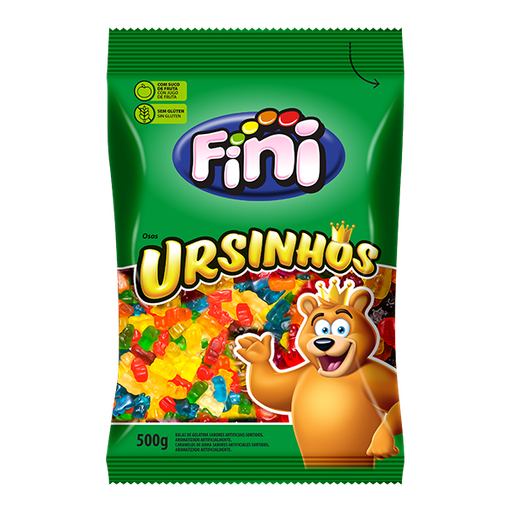 [100552] Goma Fini Osos Ursinhos Surtido x500g (x12)